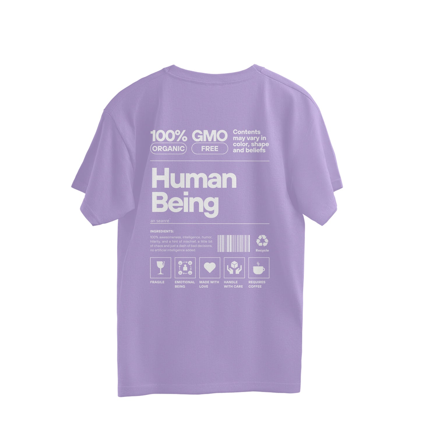 HUMAN BEING OVERSIZED TSHIRT