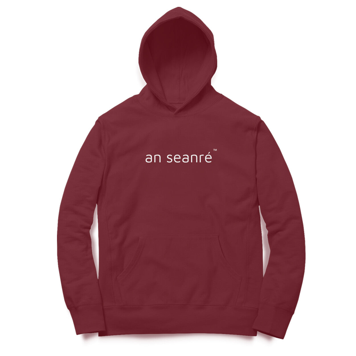 Maroon an seanré unisex hoodie