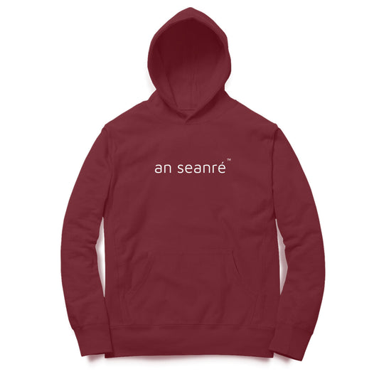 Maroon an seanré unisex hoodie