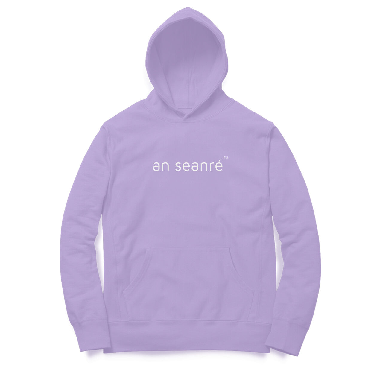 Iris Lavender an seanré unisex hoodie