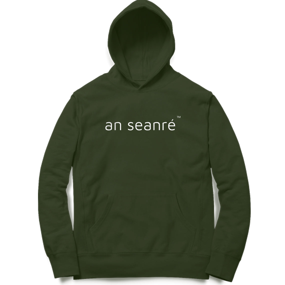 Olive Green an seanré unisex hoodie