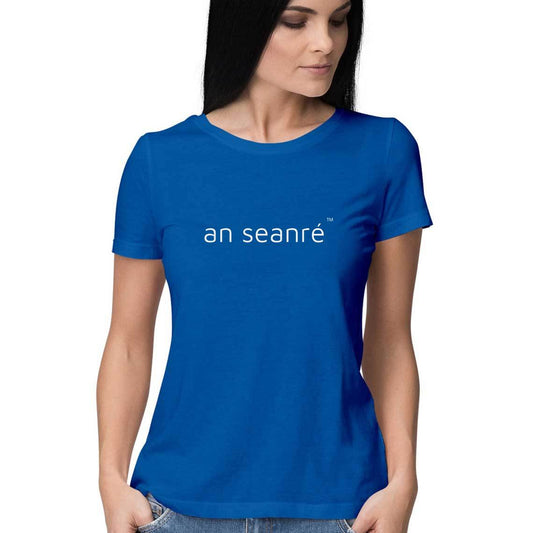 Royal Blue an seanré Women's Half Sleeve Round Neck T-Shirt